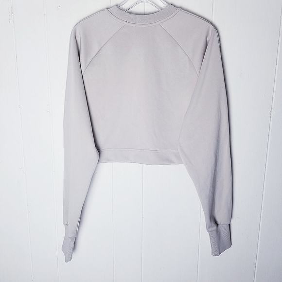 Nike NSW Blocked Logo Cropped Sweatshirt Women Size Medium - Picture 4 of 11